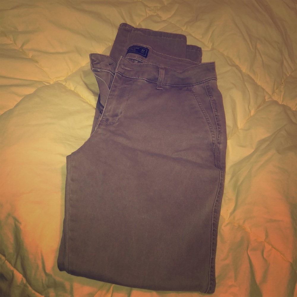 A&F low rise Chinos